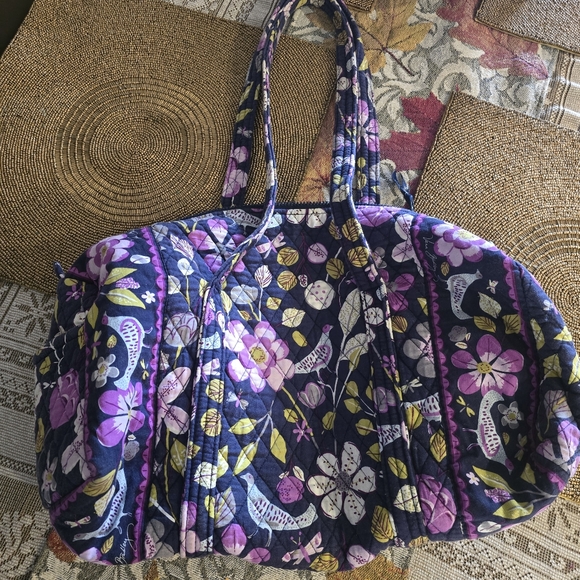 Vera Bradley Floral Nightingale Duffle Bag - Picture 3 of 4